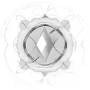 Braided three-stripe arrow tattoo design idea