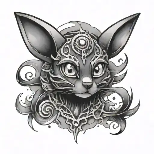 umbreon tattoo design idea