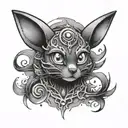 umbreon tattoo design idea