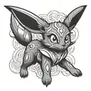 umbreon tattoo design idea