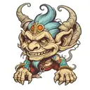 troll tattoo design idea
