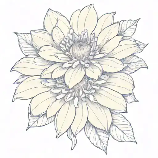 gerbera chrysantum dandilaion tattoo design tattoo design idea