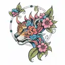 bisexual tattoo design idea