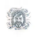 post malone tattoo design idea