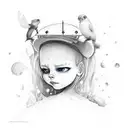 Inner child that has never been listened and has allways been hurt tattoo design idea