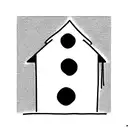 birdhouse tattoo design idea