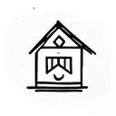 birdhouse tattoo design idea