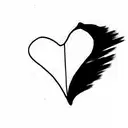 broken heart tattoo design idea