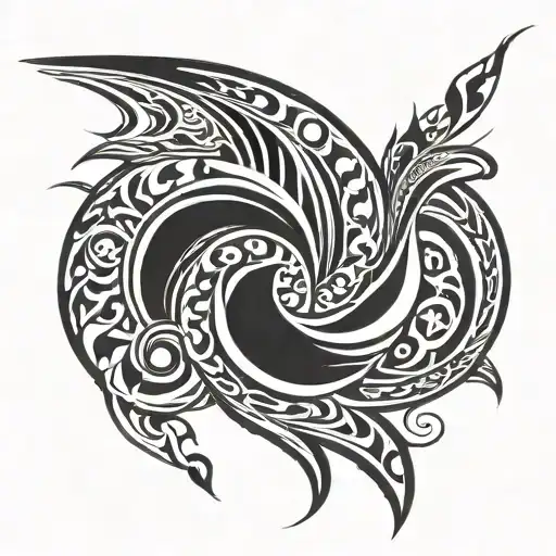 vortex tattoo design idea