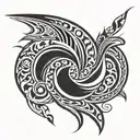 vortex tattoo design idea