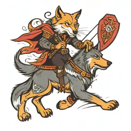 leader protects the pack tattoo design idea