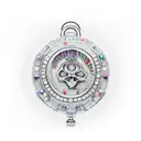 bones, lockets, ribbons tattoo design idea