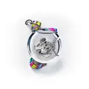 bones, lockets, ribbons tattoo design idea