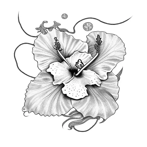 Premium Vector | August birth flower tattoo designs gladiolus august birth  month flower pencil drawing color book