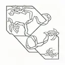 Libre, scorpio, jing-jang tattoo design idea