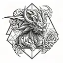 Dragon ball z tattoo design idea
