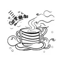 café  tattoo design idea