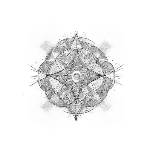 axis mundi  tattoo design idea