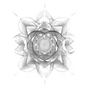ego death tattoo design idea
