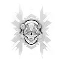 ego death tattoo design idea