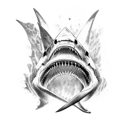 shark gills  tattoo design idea