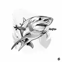 gills of shark tattoo design idea