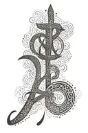 alibata filipino script tattoo design idea