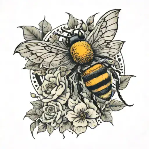 Ben N Bee tattoo design idea