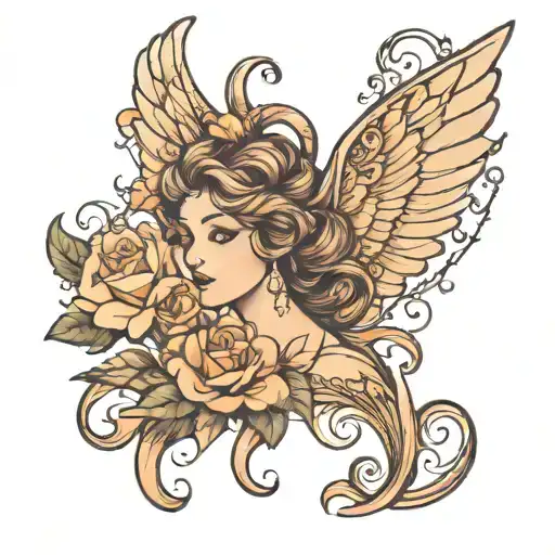 Aphrodite tattoo design idea