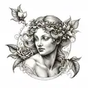Aphrodite tattoo design idea