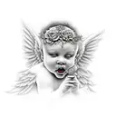 cherub  tattoo design idea
