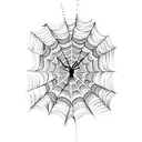 Spider Web tattoo design idea