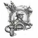 highway engineer tattoo design idea