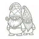 gnomes tattoo design idea