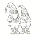 gnomes tattoo design idea