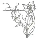 fight sxs fuck life flower drink  tattoo design idea