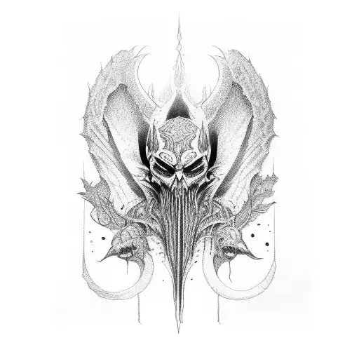 lucifer tattoo design idea