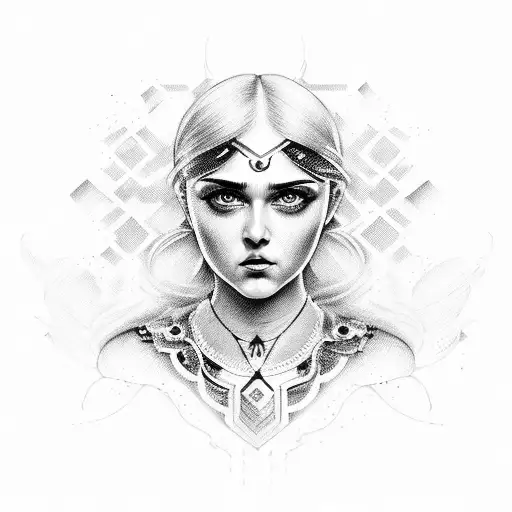 Arya Victoria text tattoo design idea