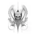 lucifer tattoo design idea