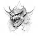 lucifer tattoo design idea