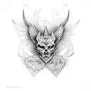 lucifer tattoo design idea