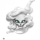 cloud tattoo design idea