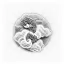 cloud tattoo design idea