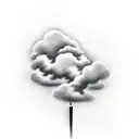 cloud tattoo design idea