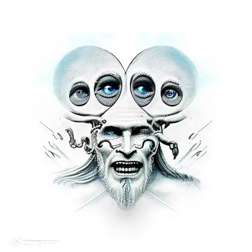 humans once had four arms, four legs and two faces. Zeus split us in half as a punishment for our pride, and we were des tattoo design idea