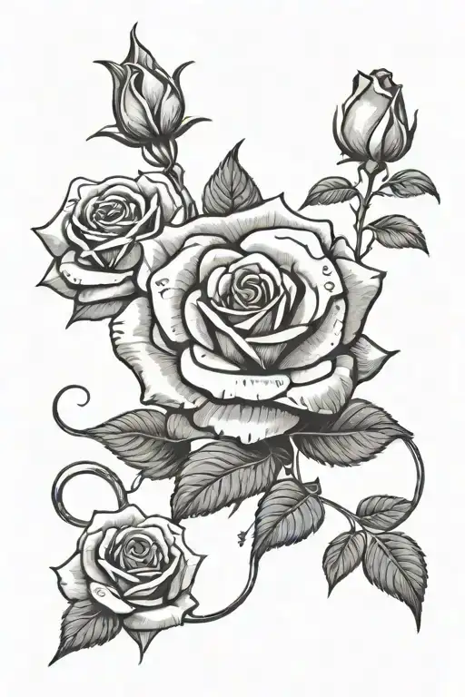 rose, number 11 3 and 26. Egyptian images  tattoo design idea