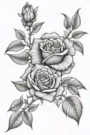 rose, number 11 3 and 26. Egyptian images  tattoo design idea