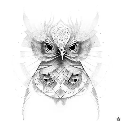 chick tattoo design idea