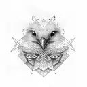 chick tattoo design idea