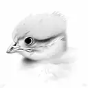 chick tattoo design idea